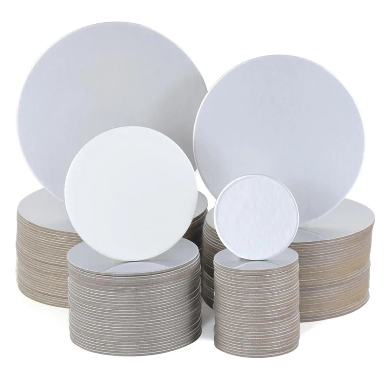 plaques presentation gateau blanc gris moderne minimaliste adhésif durable robuste écologique alimentaire
