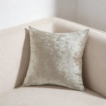 housse coussin velours carré or gris moderne élégante lit salon voiture 45x45cm