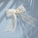 ruban dentelé motif floral blanc classique romantique décoratif 18cm translucideintérieur décoration