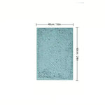 tapis bain bleu clair texture bouclée douce moderne absorbant 40x60cm