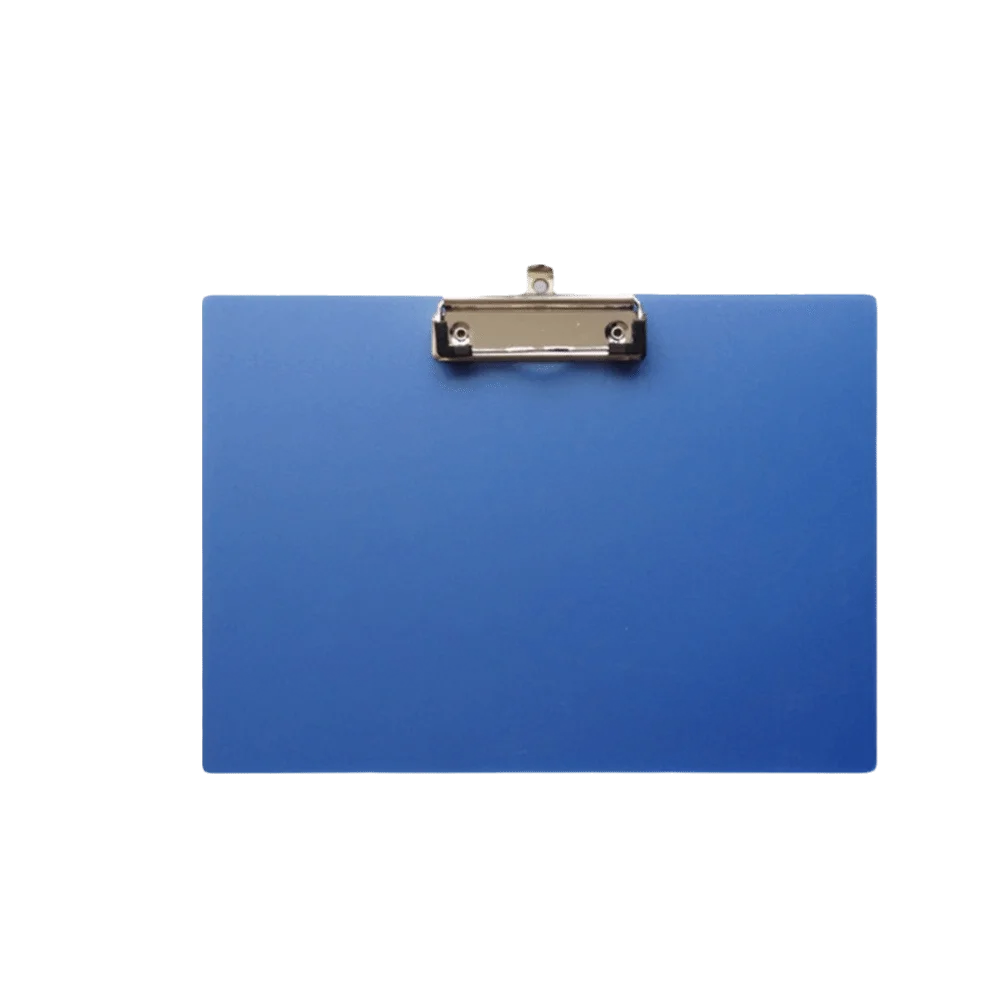 porte document violet moderne clip métallique papier lignes opaque a4 bleu blanc gris