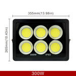 projecteur led cob ip65 moderne 220v 50w 100w 200w 300w noir clips câbles