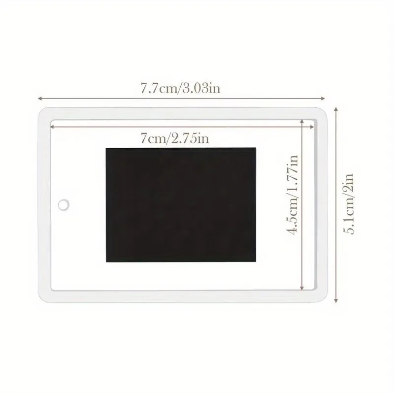 cadres photo magnétiques blanc transparent modernes minimalistes réfrigérateur 2x3 inches 12 20 40 packs