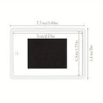 cadres photo magnétiques blanc transparent modernes minimalistes réfrigérateur 2x3 inches 12 20 40 packs