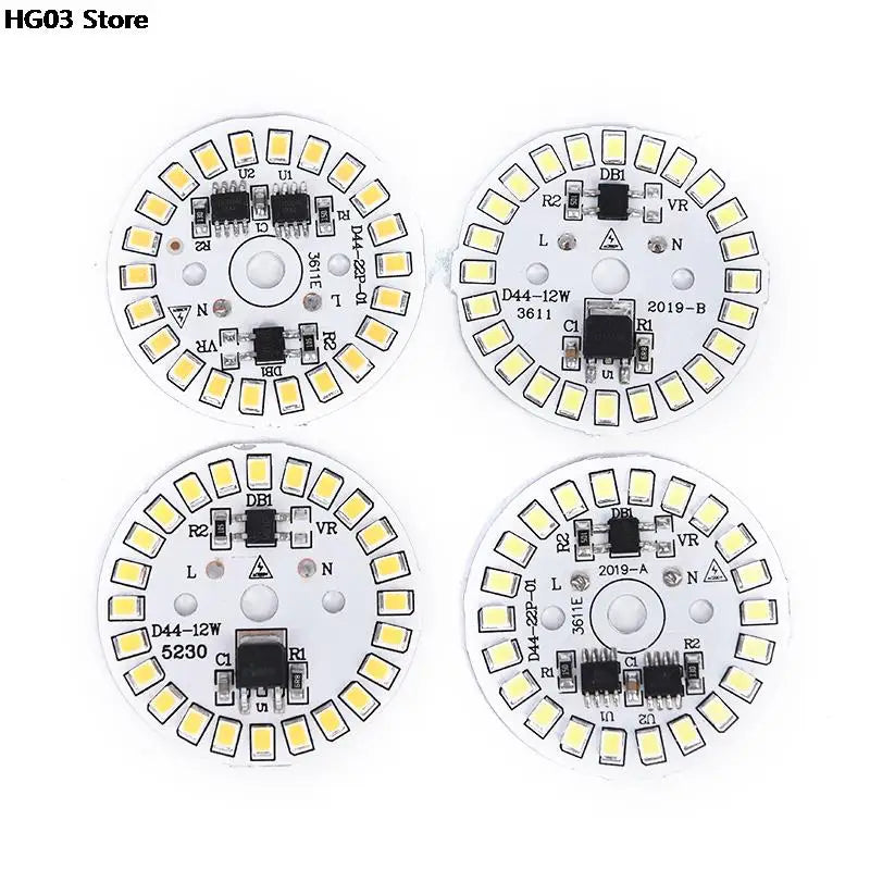 plaque led circulaire diodes blanc moderne technologique 28mm 35mm 40mm 44mm 48mm