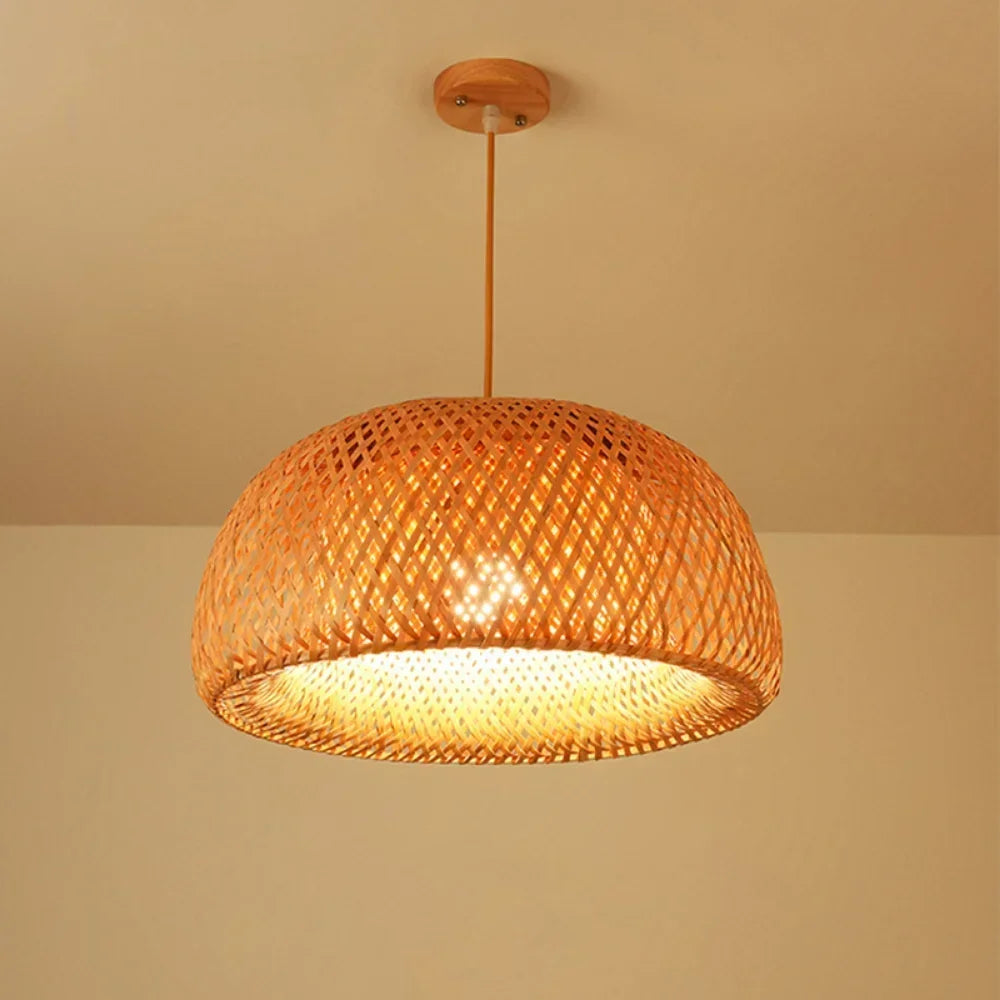 lampe suspendue tissage rotin naturel moderne rustique pince lampe câble électrique opacité led chinois