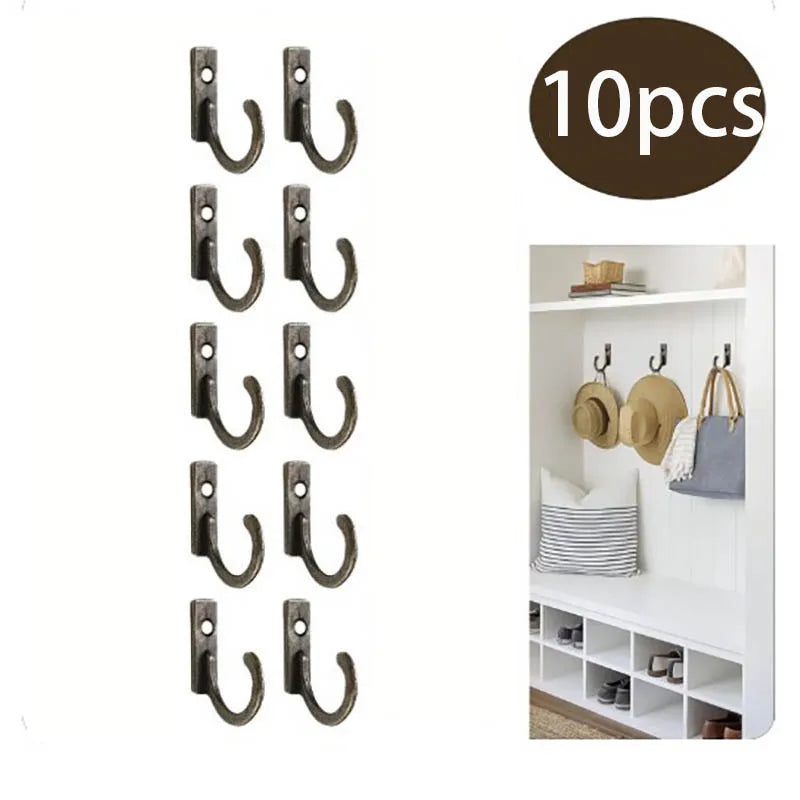 crochet mural moderne bronze vis 10pcs 20pcs 50pcs lisse opaque maison décoration