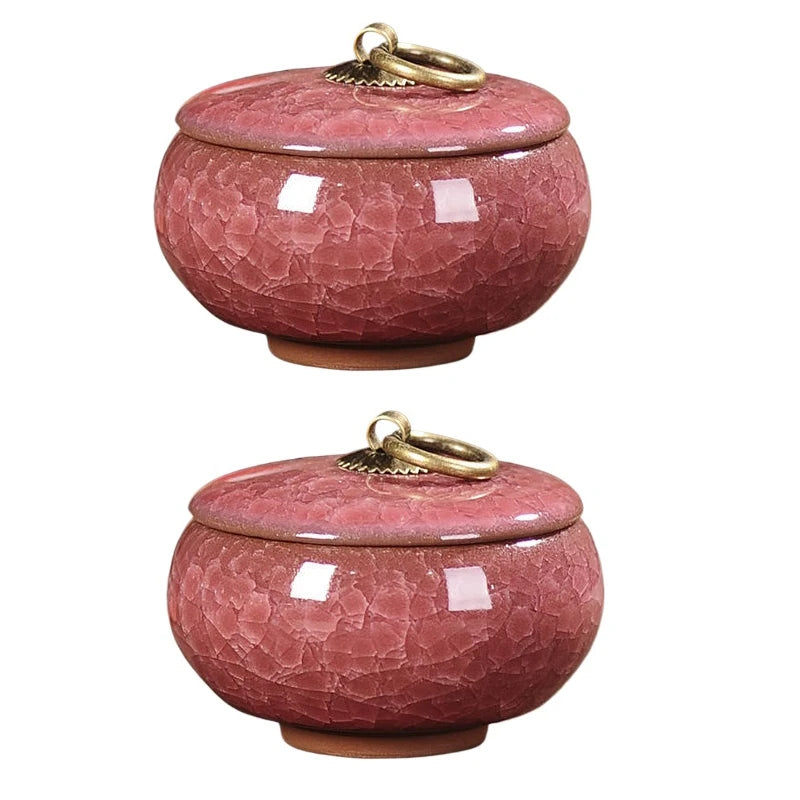 pots thé céramique texture craquelée anneau doré couvercle classique vert bleu rose marron clair