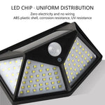 lampe murale solaire noire moderne panneau capteur led blancextérieur jardin rue