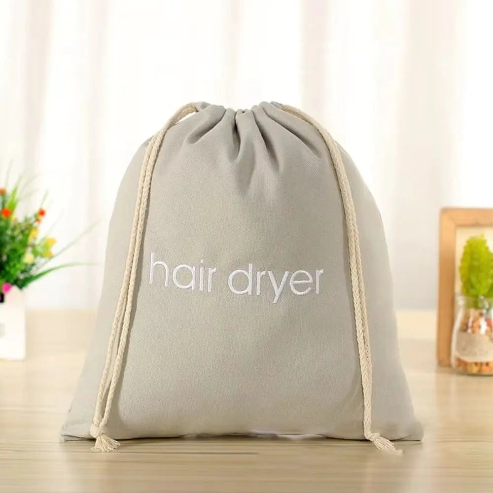 sac rangement toile réutilisable multi usages anti poussière noir gris beige