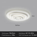luminaire moderne led circulaire concentrique blanc beigeclair minimaliste contemporain fixepla