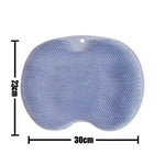 brosse douche exfoliante silicone bleu rose gris moderne respectueux environnement suction cup