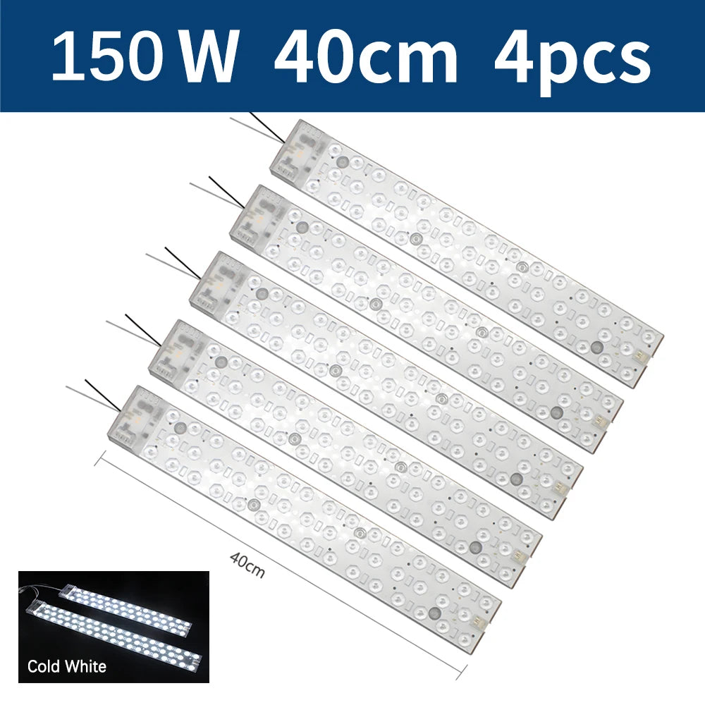 barre lumineuse led blanc moderne 40cm 50cm aimants connecteurs 6500k 220v 2000lm 180deg