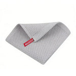 serviettes cuisine coton beige gris rouge maille fine moderne