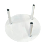 Support fleurs blanc moderne mariage sans marques visible diamètre 20cm