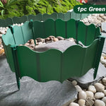 grille jardin moderne pliable couleurs vert rouge blanc noir texture plissée clips fixation