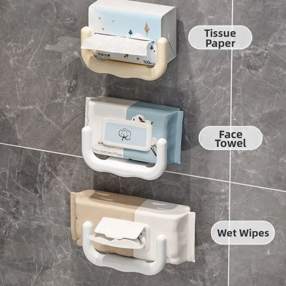 porte serviettes adhésif mural blanc beige moderne minimaliste sans perçage étanche cuisine salle bain