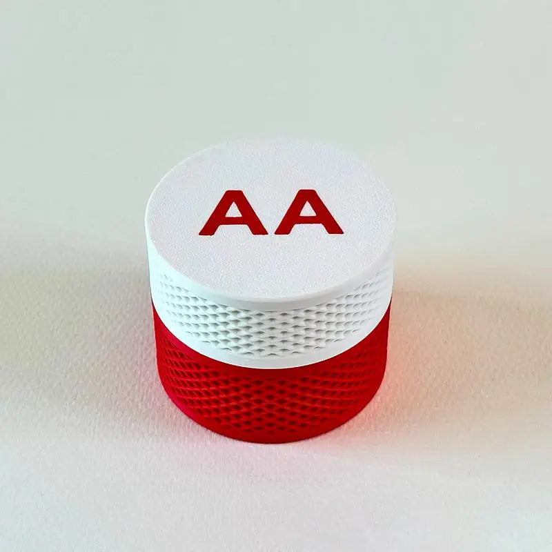 boîte piles blanc rouge moderne grille rangement piles aaa aa étanche portable