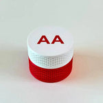 boîte piles blanc rouge moderne grille rangement piles aaa aa étanche portable