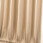 rideau porte tissu polyester gris noir beige opacité moderne ruban fixation 137x102cm 64x183cm