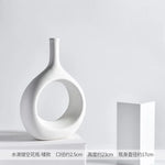 vase moderne blanc céramique table decoration intérieur art contemporain simple