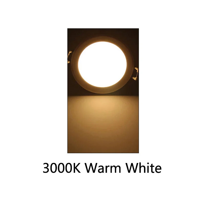 Spot LED moderne 3W 3000K 4000K 55W 6500K blanc ultra mince