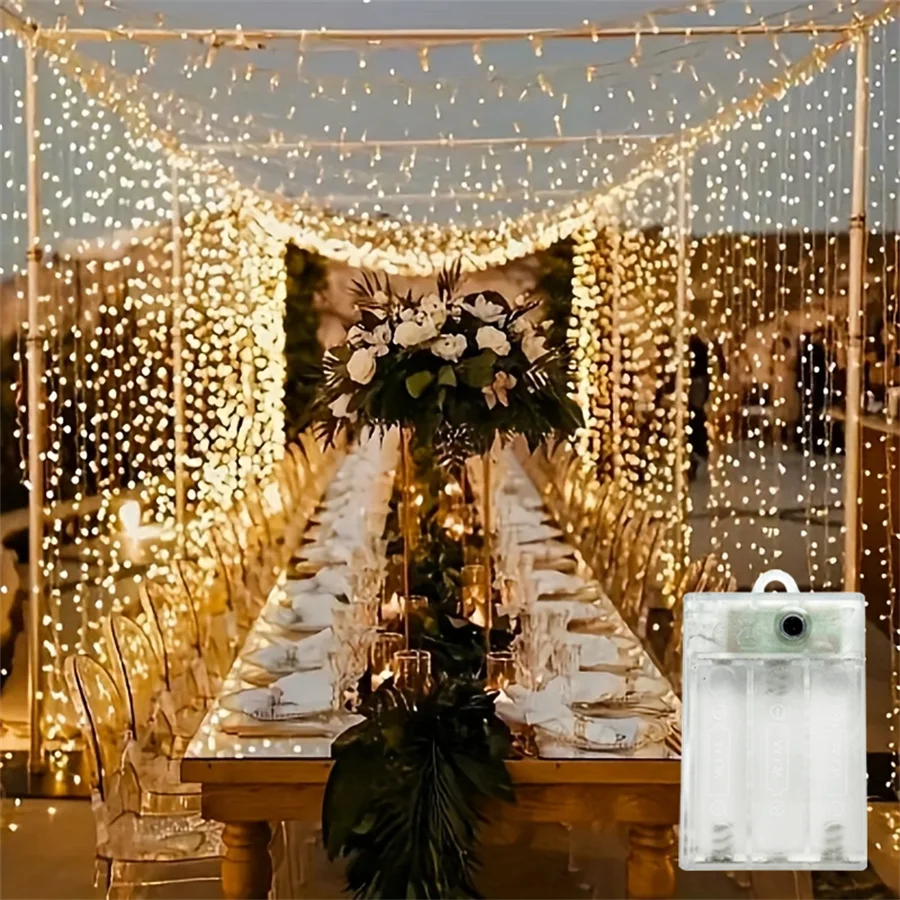 guirlande lumineuse led multicolore blanc festives 100led 200led 300led 600led moderne clips chambre extérieur