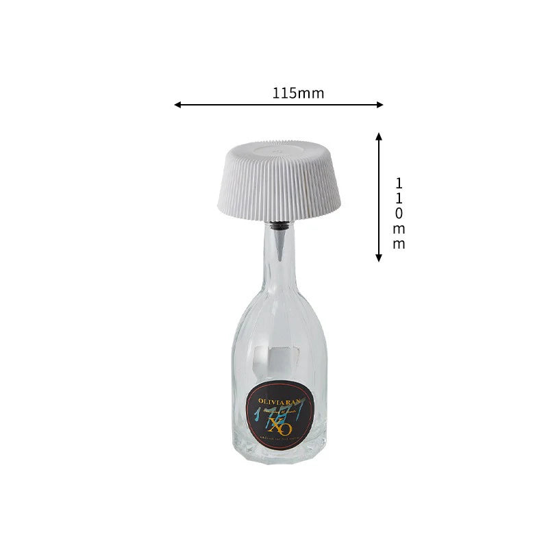 lampes table led rechargeables usb moderne noir blanc plissé sans ombre