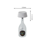 lampes table led rechargeables usb moderne noir blanc plissé sans ombre