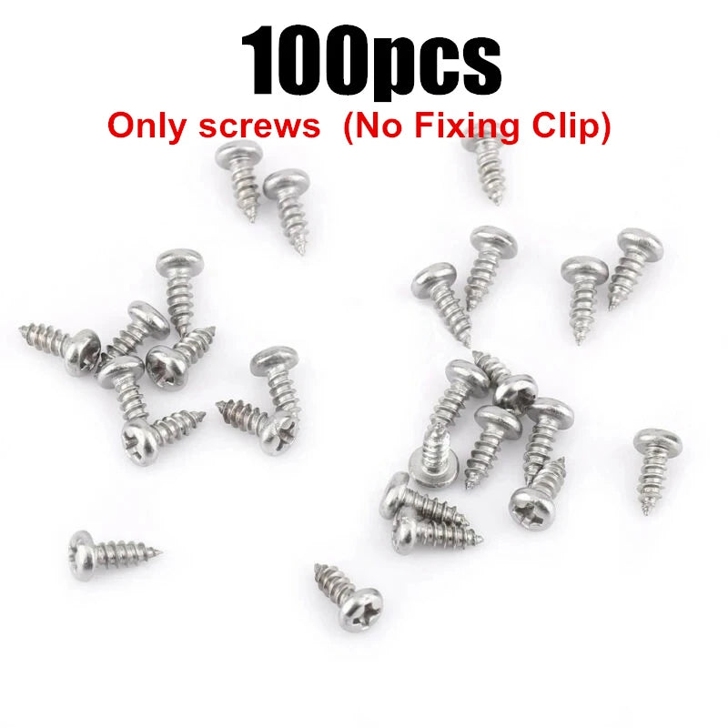 clips fixation ruban led transparent modernes 10mm 14mm 17mm sans vis 50 pièces ridges