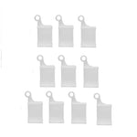 accessoires rail rideau blanc mat moderne vis fixation 10 pièces