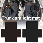 tapis imperméable anti poussière clips pratique noir orange chiens coffre auto supplémentaire résistant