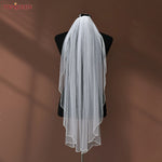 voile mariée blanc bordure peigne classique transparent soirée