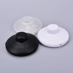 pièces fixation meubles blanc noir rond lisse pratique utilitaire vis orifices divers