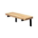 étagère bois moderne étagère miniatures support rangement vis fixations pots confiture thé blanc