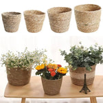 paniers tissés main fibre naturelle rustique artisanal mini small medium large
