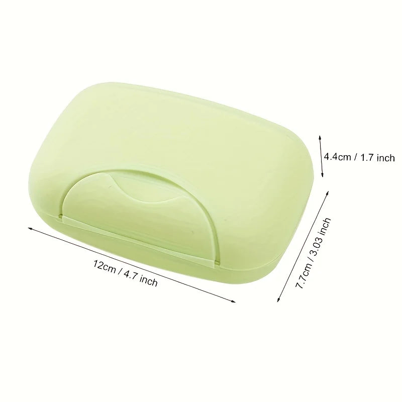 porte savon moderne boîte savon vert clair bleu clair rose surface lisse durable plastique