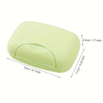 porte savon moderne boîte savon vert clair bleu clair rose surface lisse durable plastique