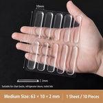 rubans anti collision transparents adhésifs utilitaires pratique tiroir armoire porte réfrigérateur toilettes 3pcs 4pcs