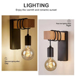 Lampe de chevet industrielle installée dans un salon moderne