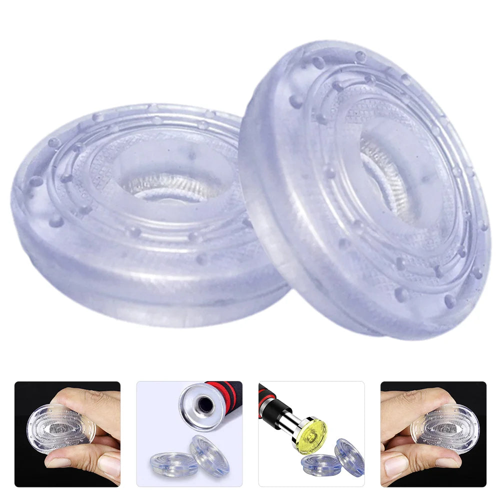 pads protection porte transparent ronds points opacité légère entraînement force musculation porte