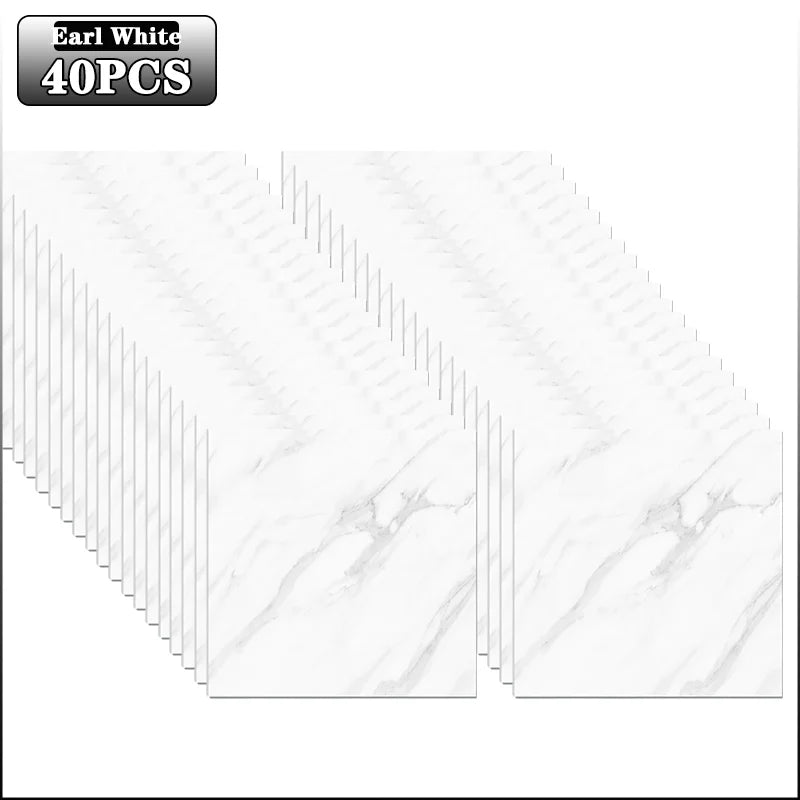panneaux decoratifs marbre gris blanc adhesifs sol mur modernes pack 10 pieces