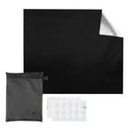 rideau rouleau noir points blancs adhésif moderne opacité sac rangement