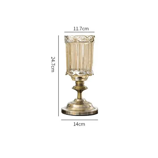 vase verre transparent motif rayé fleurs artificielles peonies roses decoratif moderne salon