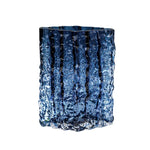 vase decoratif moderne verre texturé transparent floral table maison artístico minimaliste