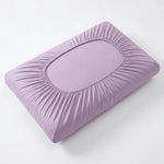 taies d'oreiller violet unies polyester douces modernes lit chambre dormitorium