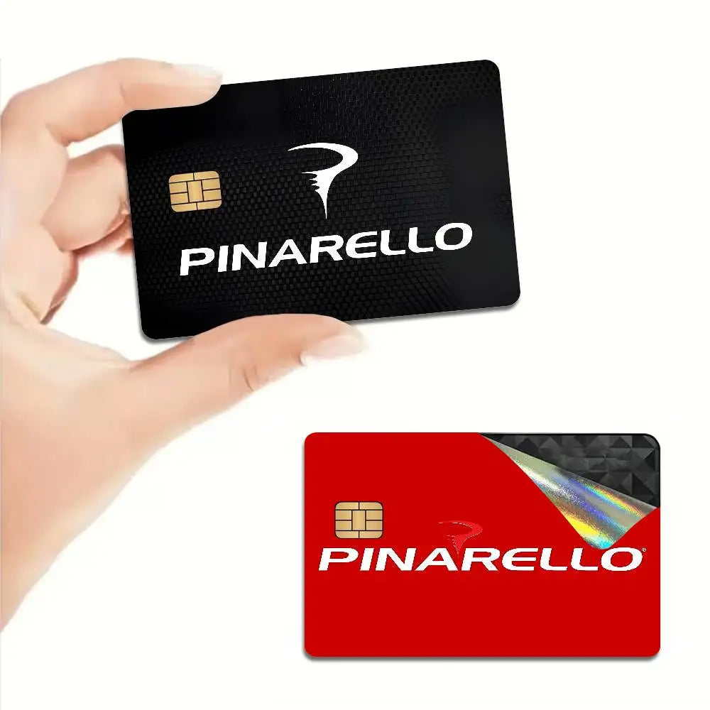 autocollants protection carte bancaire credit dessin anime moderne minimaliste waterproof réutilisable noir rouge texture