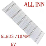 bande led 6v lampes 710mm blanc moderne téléviseur rétroéclairage