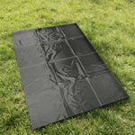 tapis noir imperméable portable résistant humidité usage extérieur camping plein air