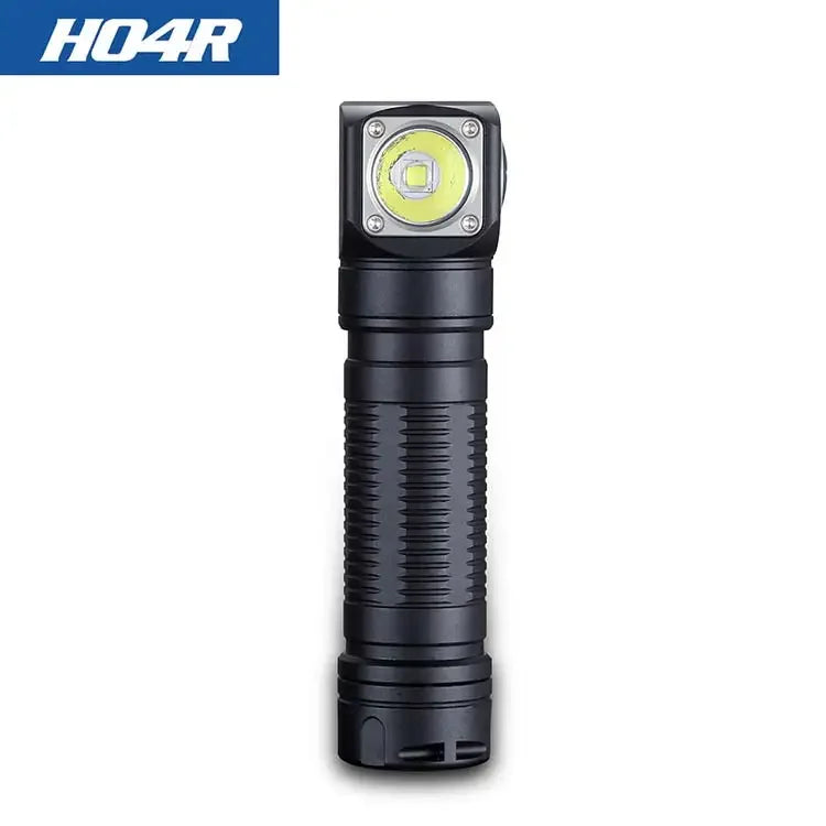 lampe torche led noire rechargeable 1000 lumens clip bandeau lanière moderne